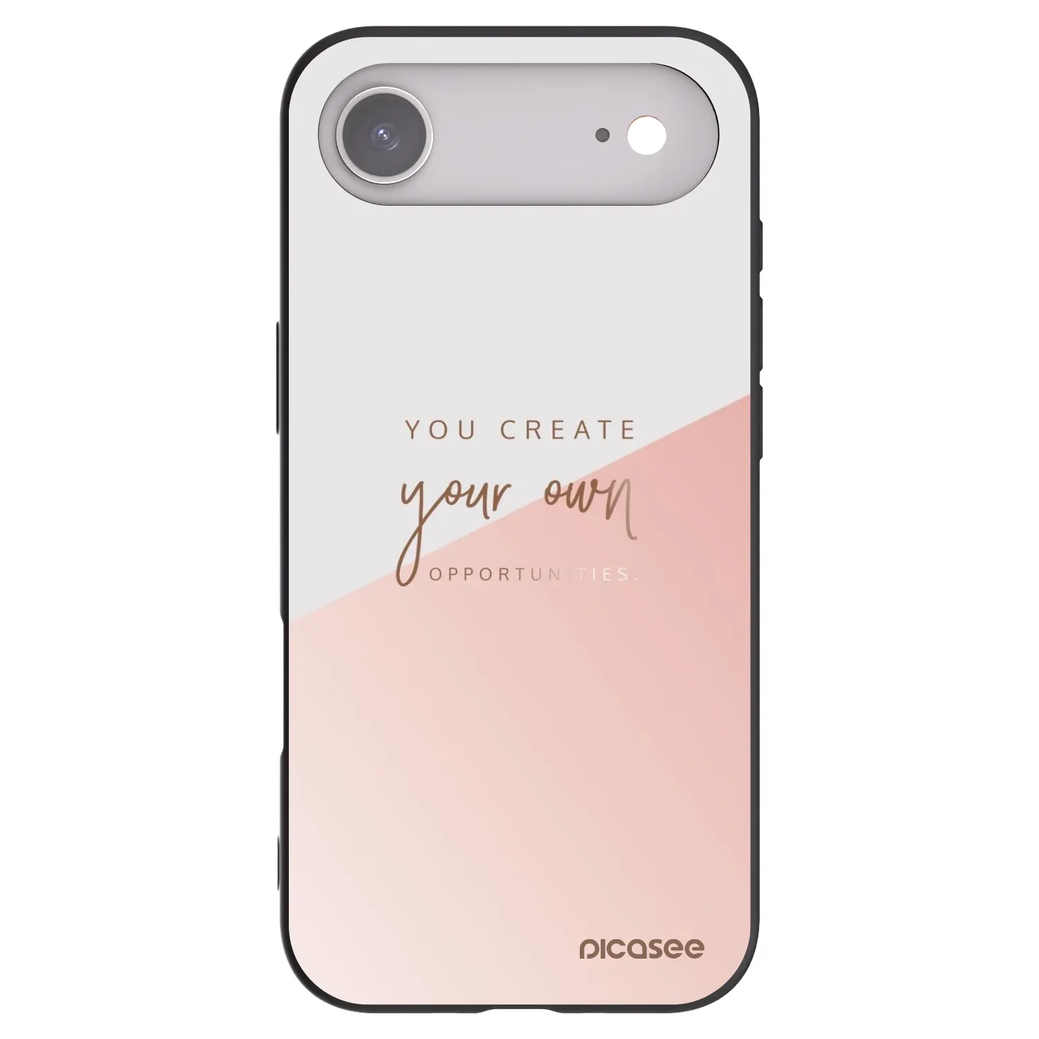 Picasee silikonowe czarne etui na Apple iPhone Air - You create your own opportunities