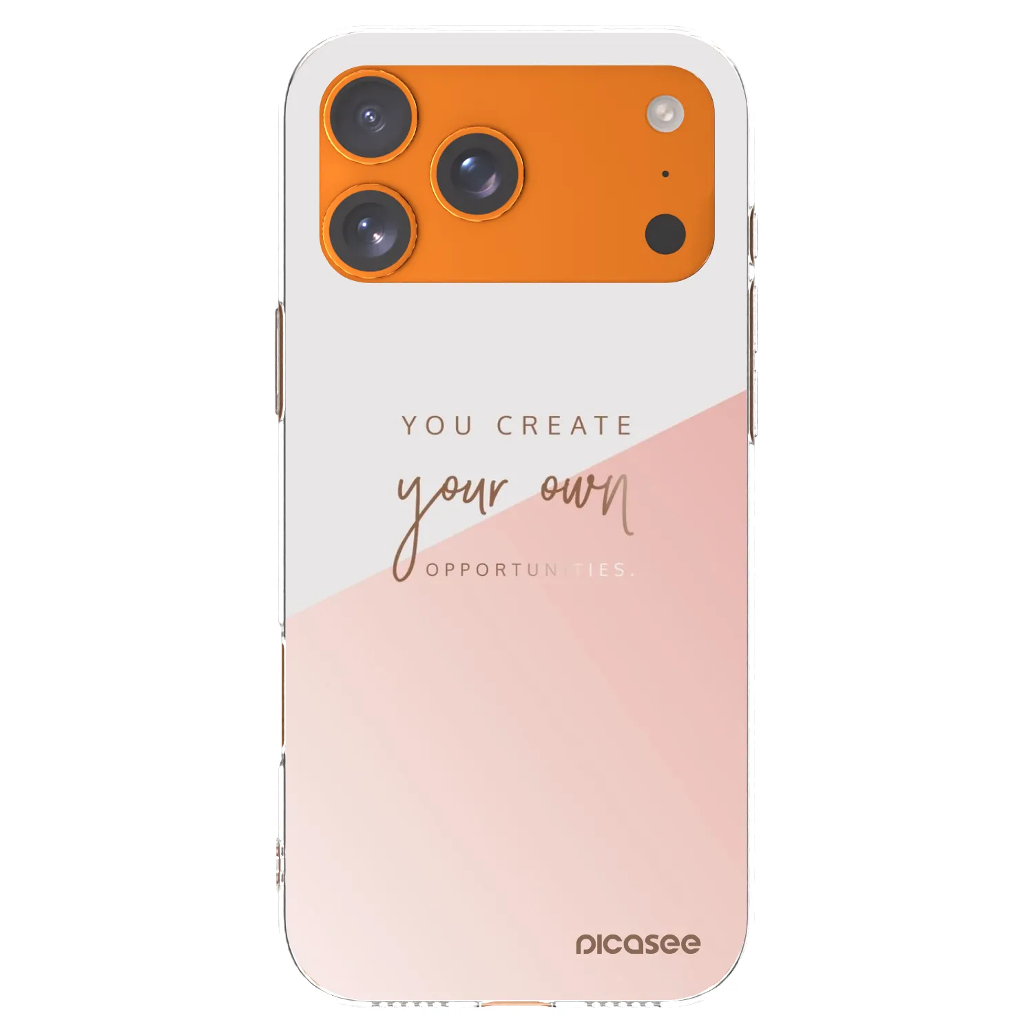 Picasee silikonowe przeźroczyste etui na Apple iPhone 17 Pro Max - You create your own opportunities