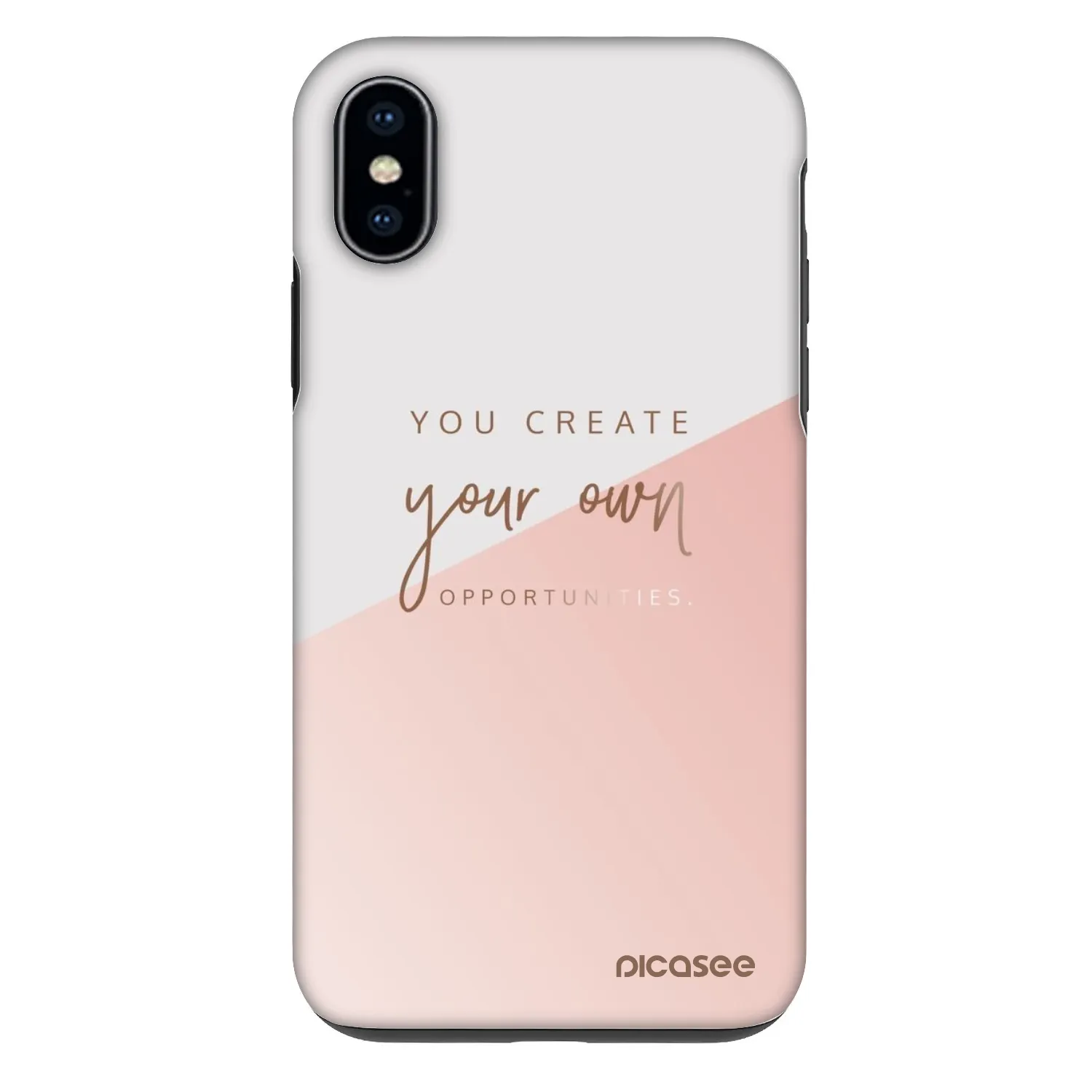 Picasee Fashion Case na Apple iPhone X/XS - You create your own opportunities