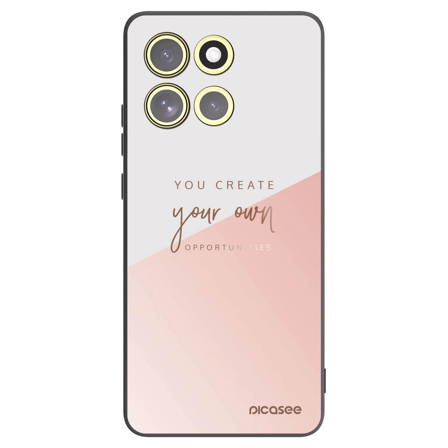 Picasee silikonowe czarne etui na Motorola Moto G86 5G - You create your own opportunities