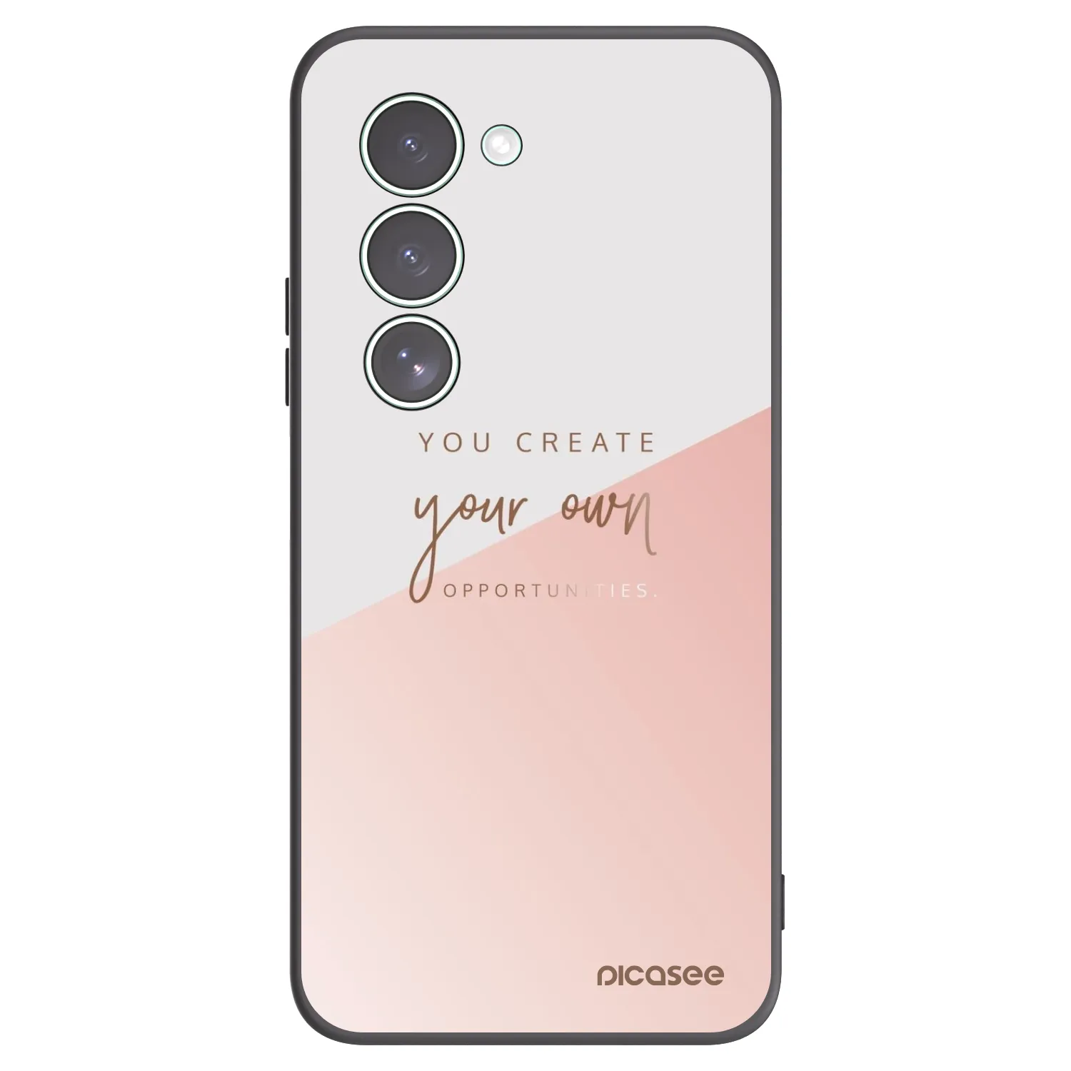 Picasee silikonowe czarne etui na Xiaomi Redmi 15 5G - You create your own opportunities