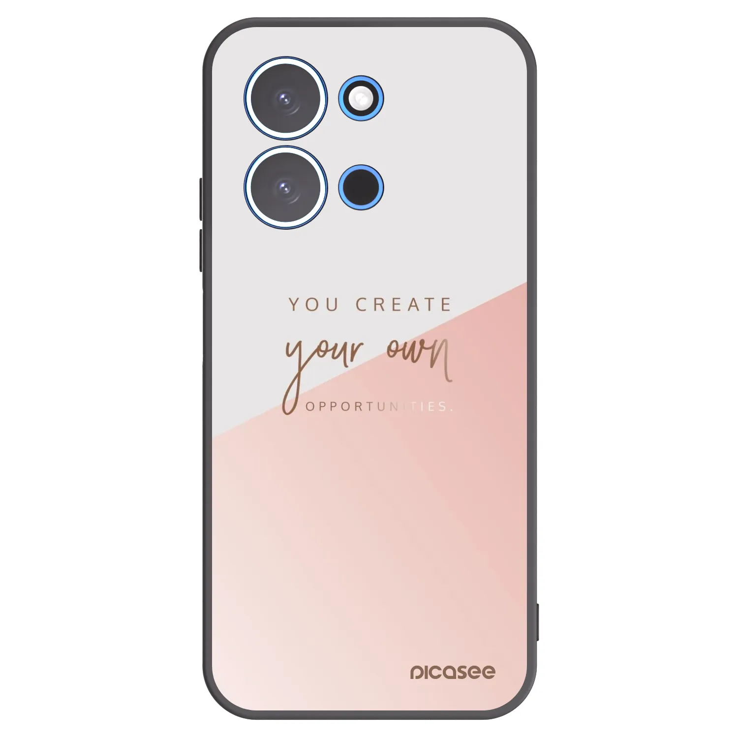 Picasee silikonowe czarne etui na Xiaomi Redmi 15C 4G - You create your own opportunities