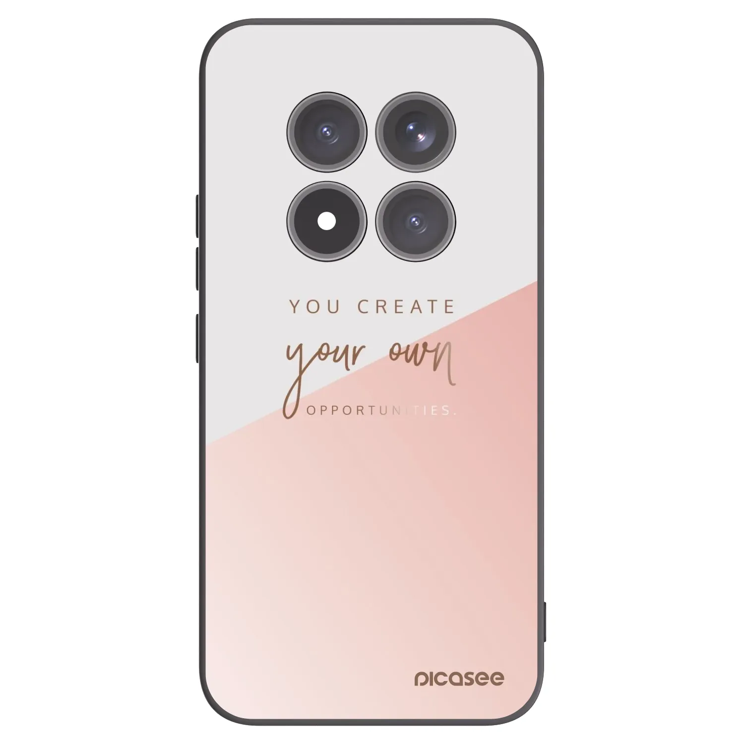 Picasee silikonowe czarne etui na Xiaomi Redmi Note 15 Pro+ - You create your own opportunities