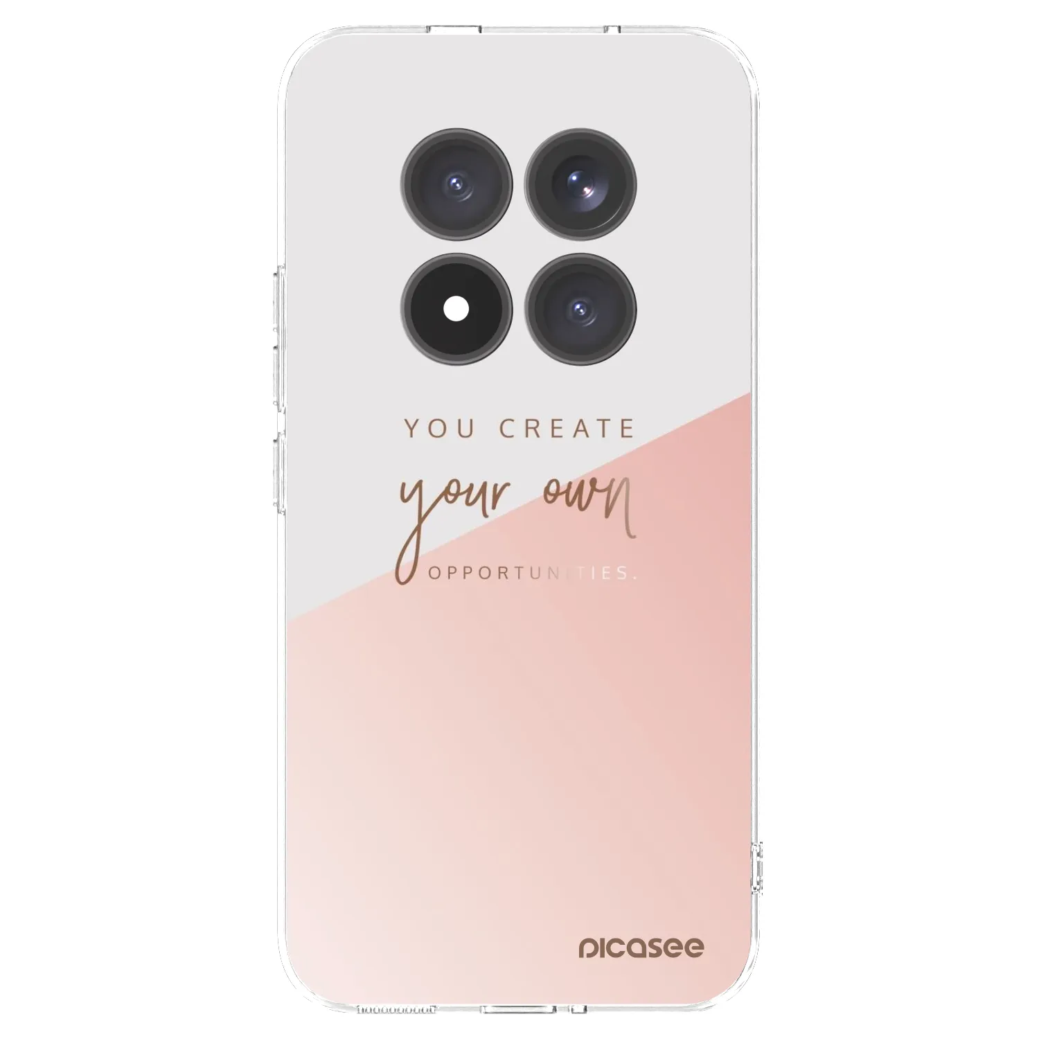 Picasee silikonowe przeźroczyste etui na Xiaomi Redmi Note 15 Pro+ - You create your own opportunities