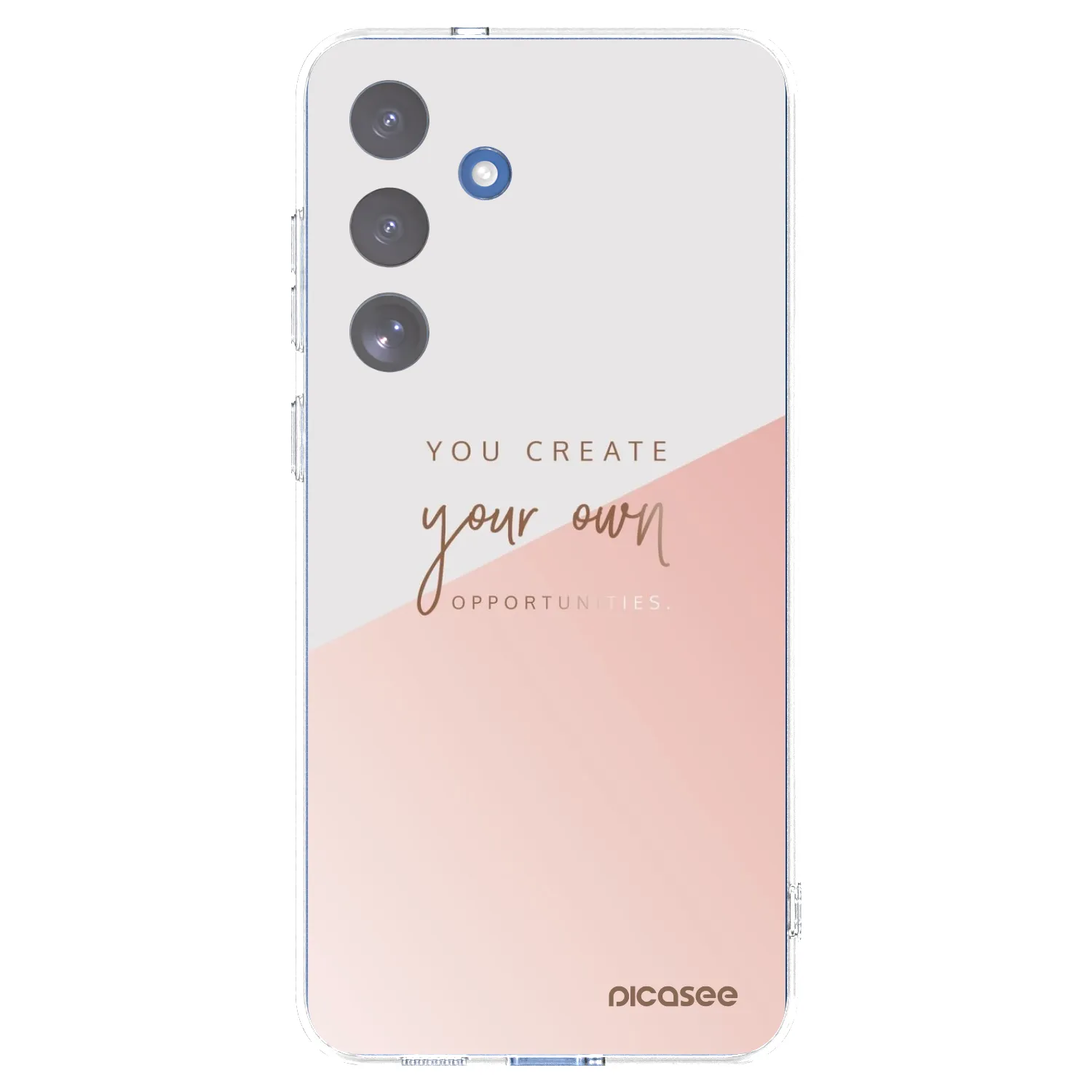 Picasee silikonowe przeźroczyste etui na Samsung Galaxy S25 FE 5G - You create your own opportunities
