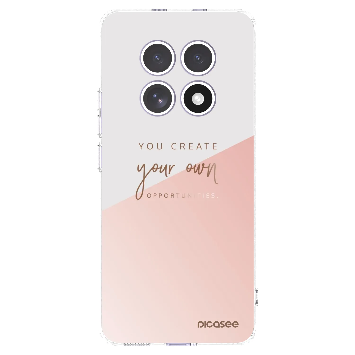 Picasee silikonowe przeźroczyste etui na Xiaomi Redmi Note 15 4G - You create your own opportunities