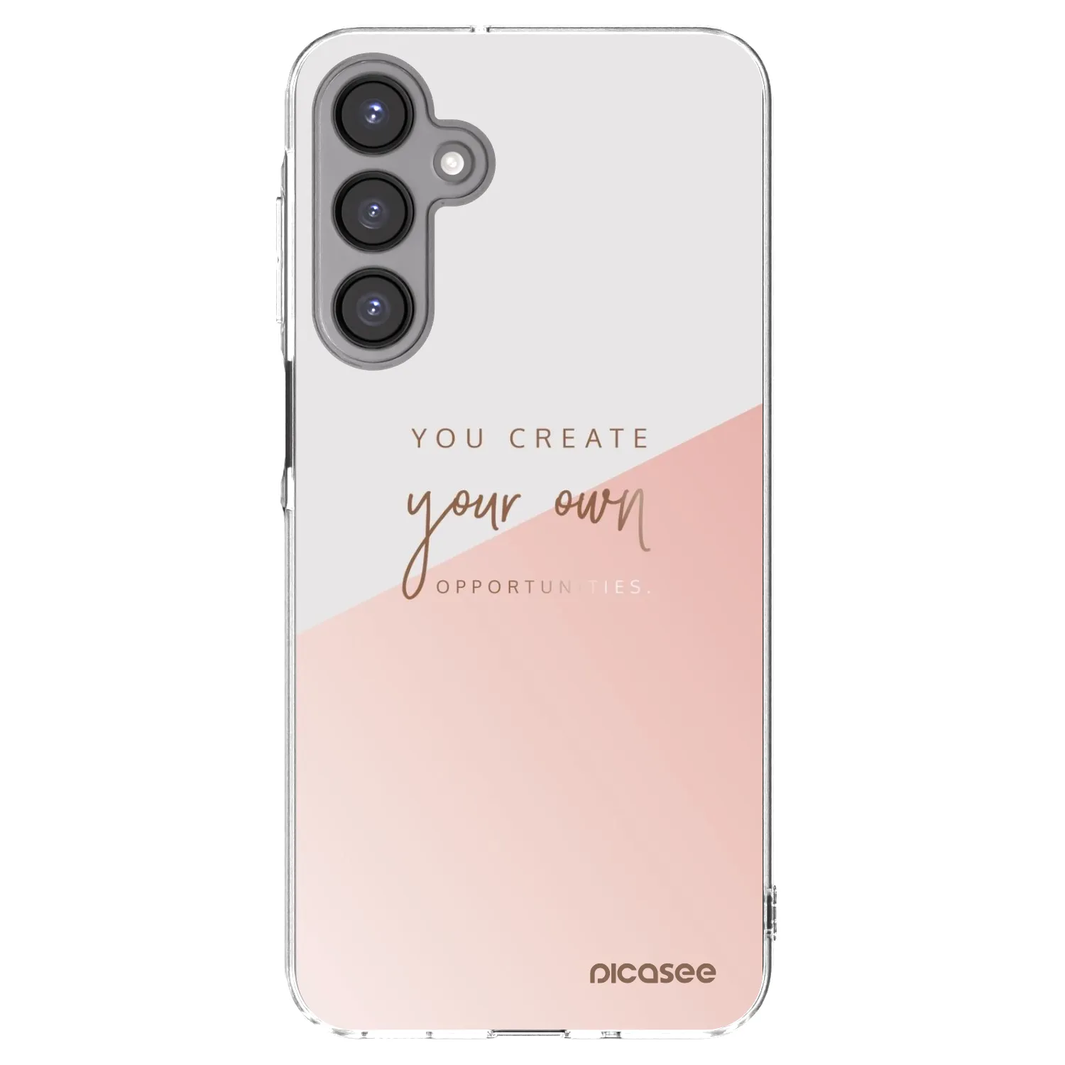 Picasee silikonowe przeźroczyste etui na Samsung Galaxy A16 4G - You create your own opportunities