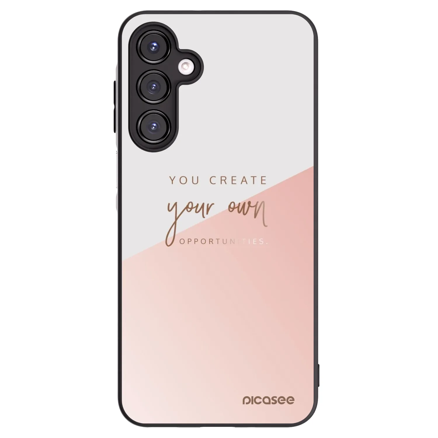 Picasee silikonowe czarne etui na Samsung Galaxy A16 4G - You create your own opportunities
