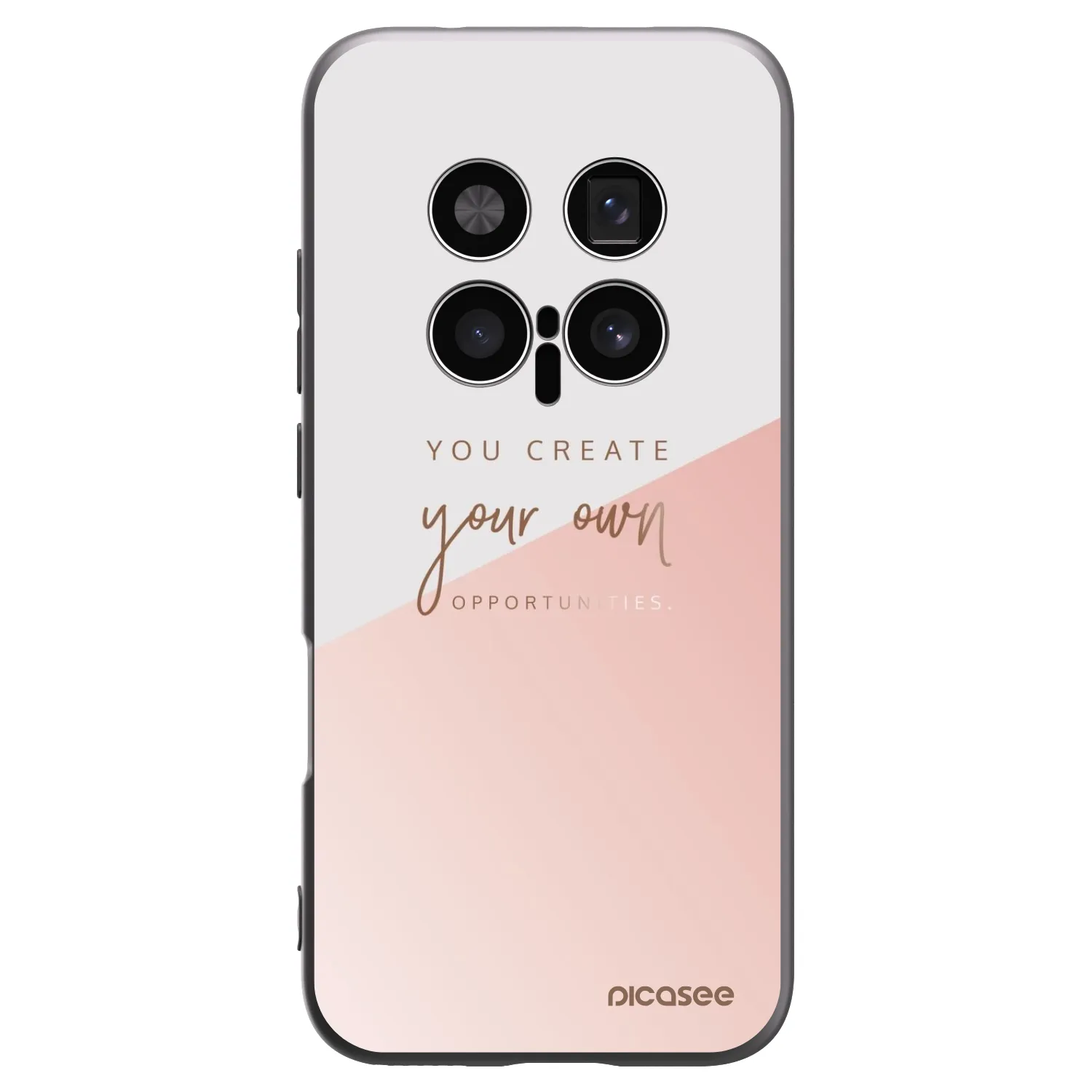 Picasee silikonowe czarne etui na Honor Magic8 Pro 5G - You create your own opportunities