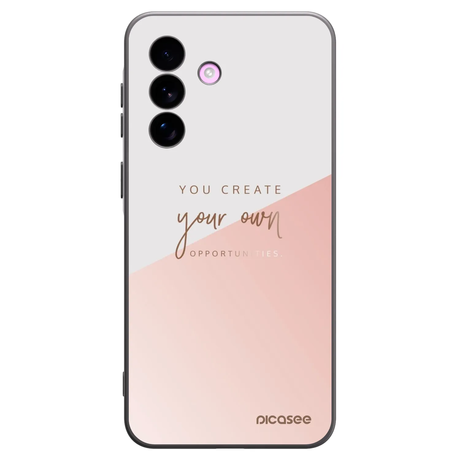 Picasee silikonowe czarne etui na Samsung Galaxy A57 5G - You create your own opportunities