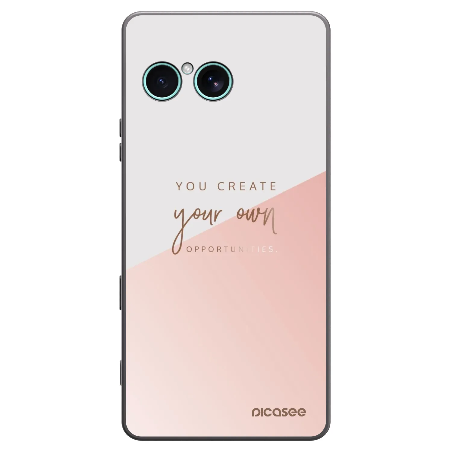 Picasee silikonowe czarne etui na Sony Xperia 10 VII - You create your own opportunities