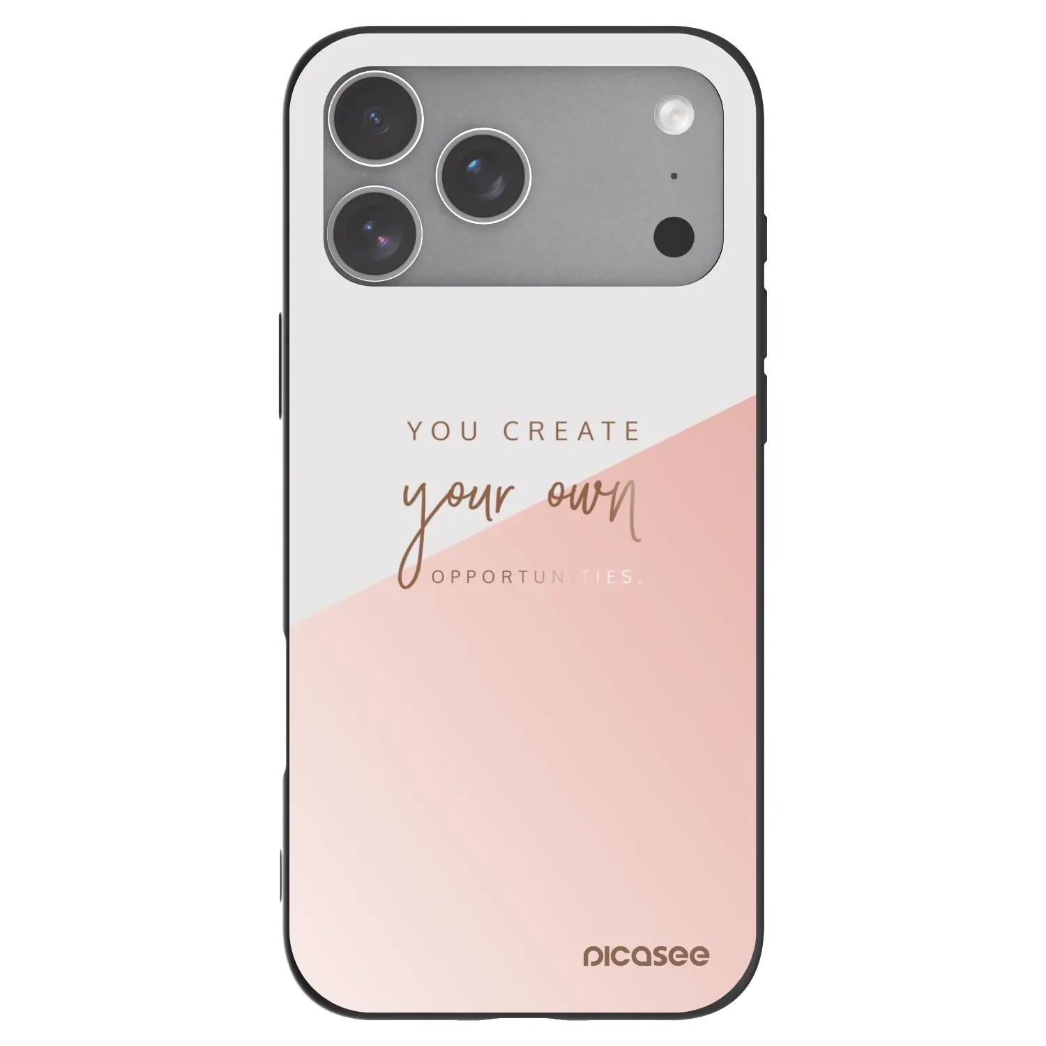 Picasee silikonowe czarne etui na Apple iPhone 18 Pro Max - You create your own opportunities