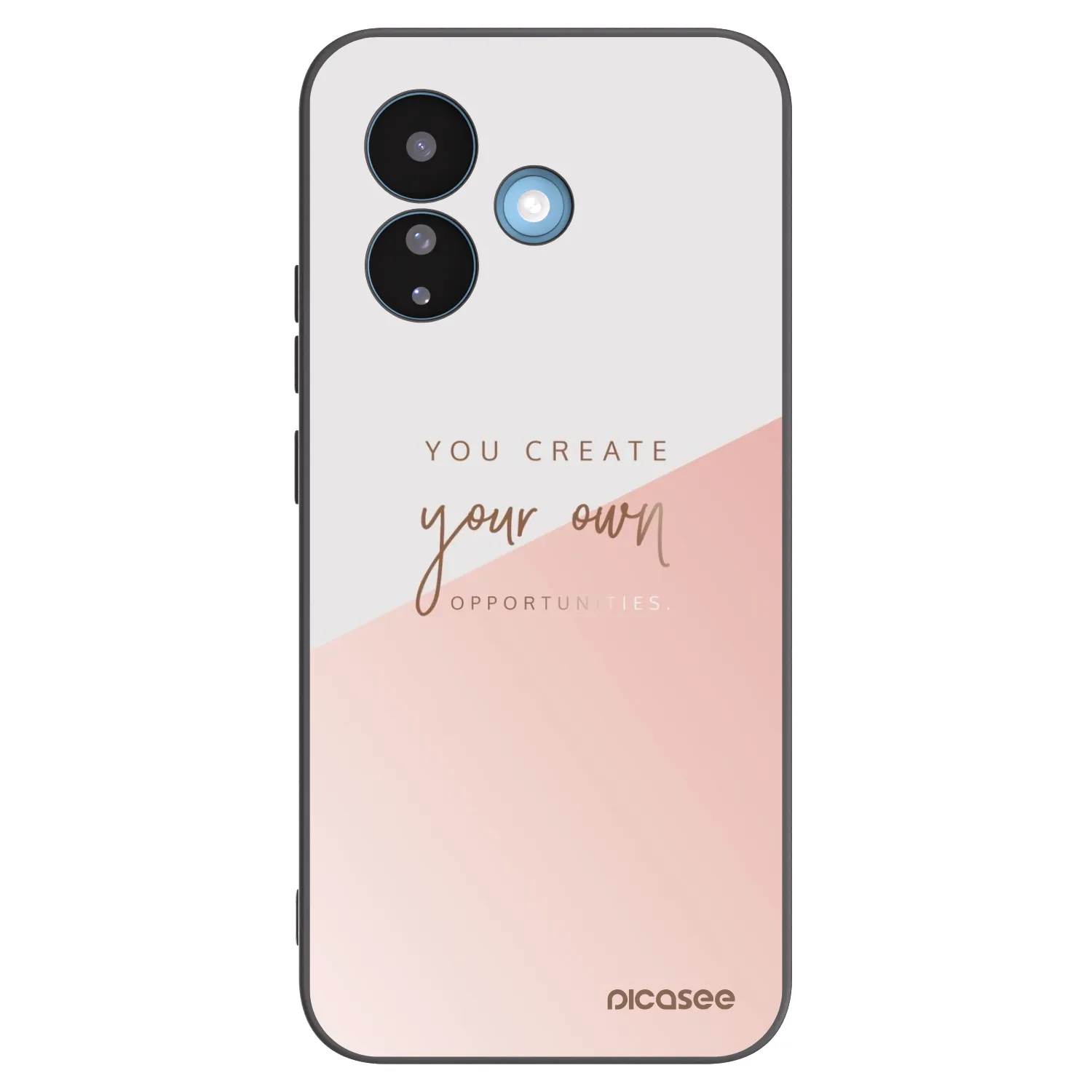 Picasee silikonowe czarne etui na Xiaomi Redmi Note 17 Pro 5G - You create your own opportunities