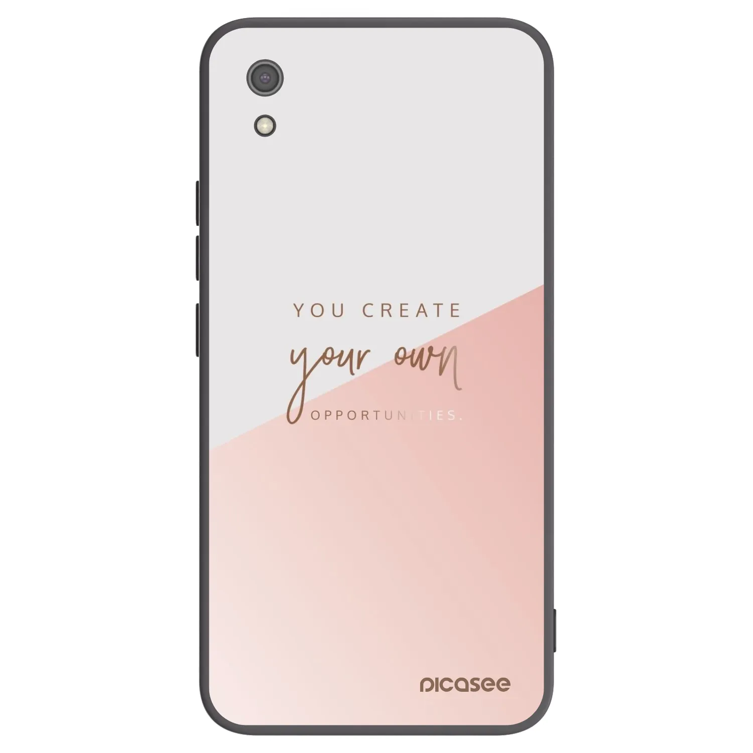 Picasee silikonowe czarne etui na Xiaomi Redmi 7A - You create your own opportunities