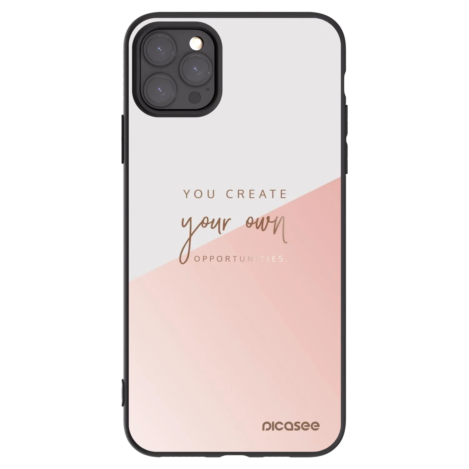 Picasee silikonowe czarne etui na Apple iPhone 11 Pro Max - You create your own opportunities