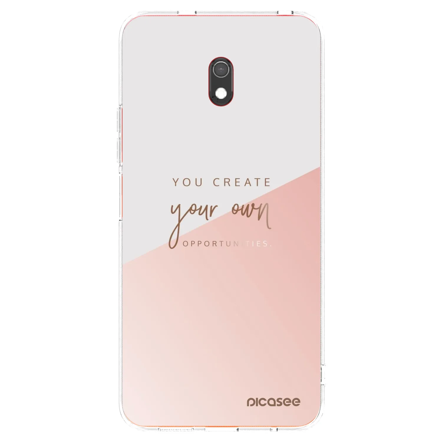 Picasee silikonowe przeźroczyste etui na Xiaomi Redmi 8A - You create your own opportunities