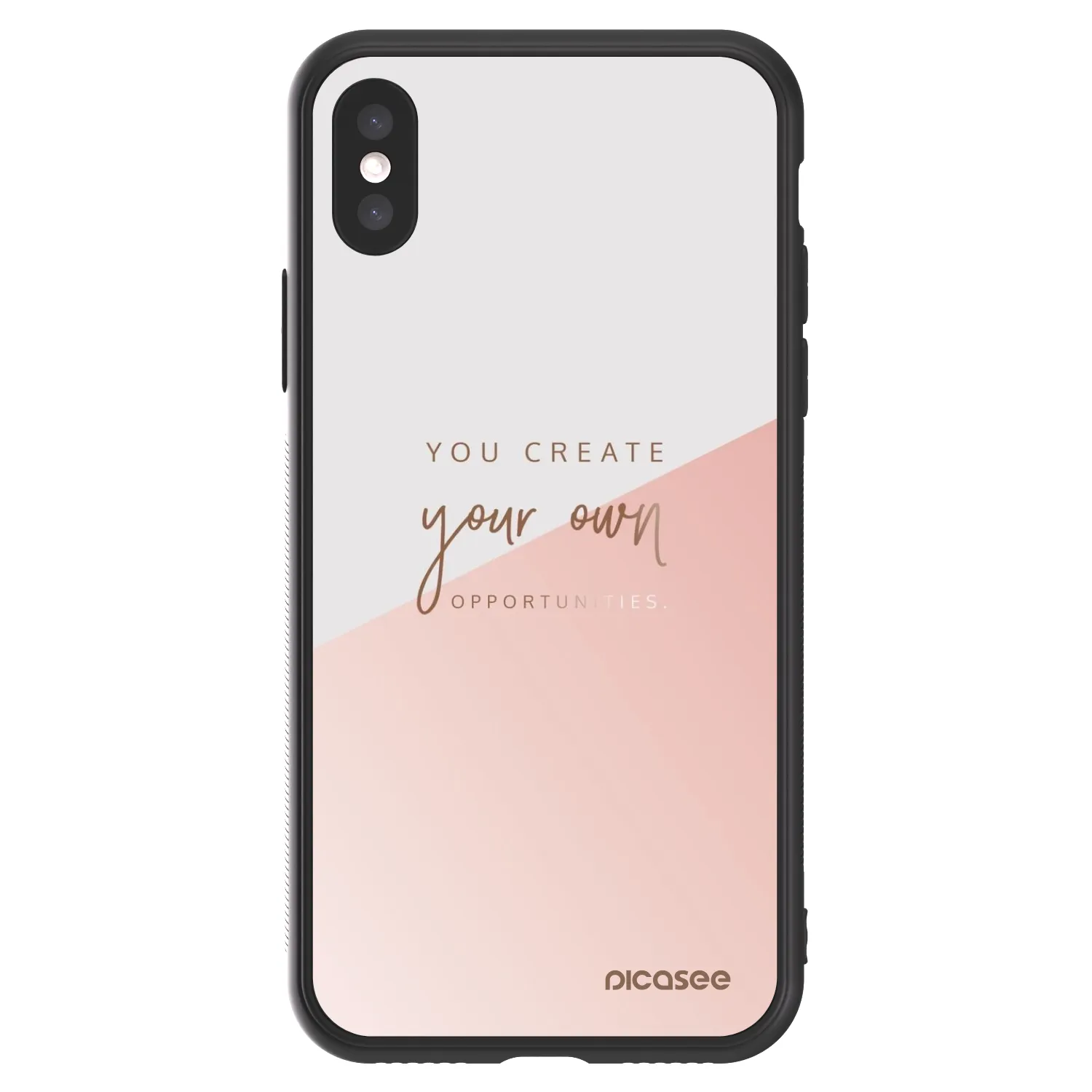Picasee ULTIMATE CASE na Apple iPhone X/XS - You create your own opportunities