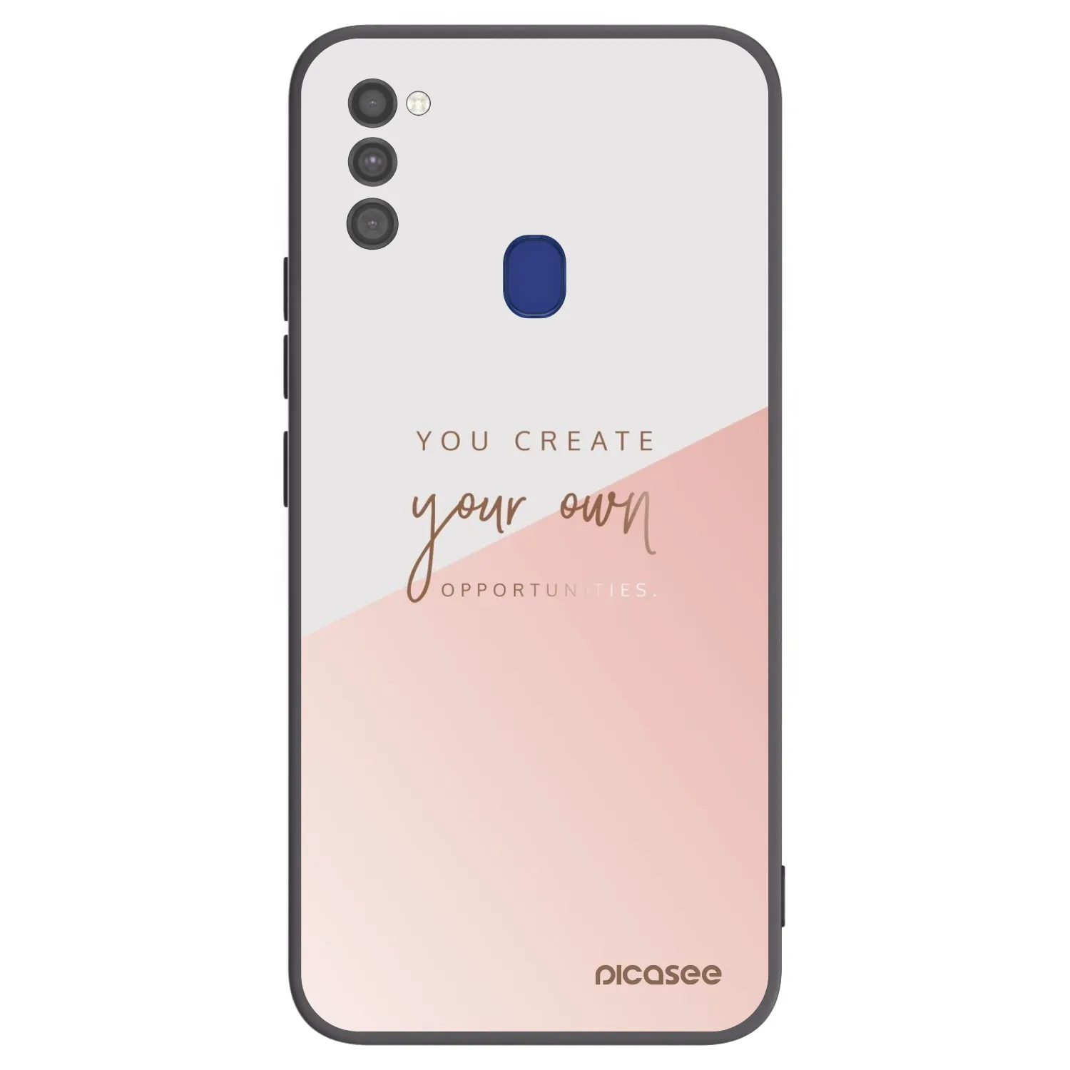 Picasee silikonowe czarne etui na Samsung Galaxy M21 M215F - You create your own opportunities