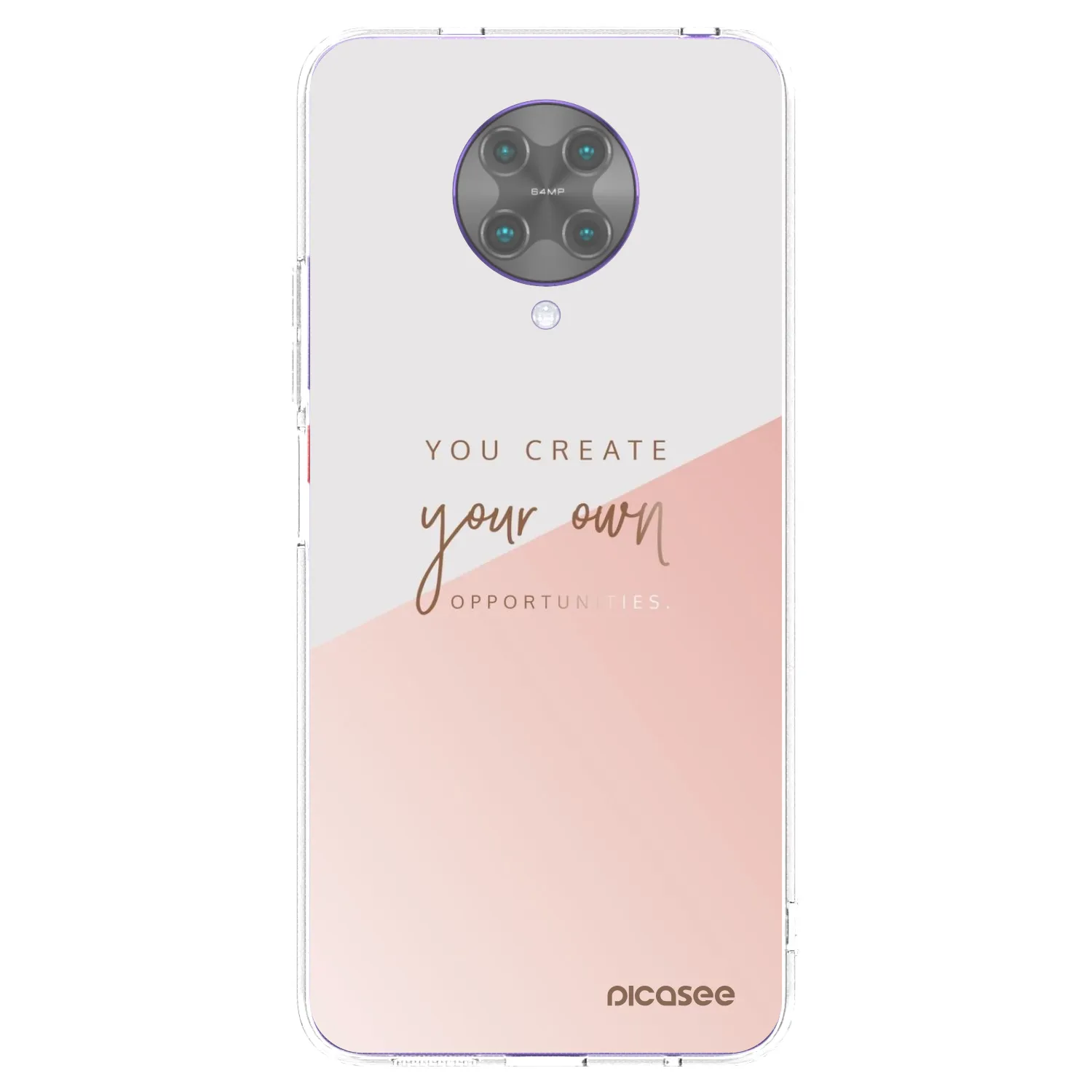 Picasee silikonowe przeźroczyste etui na Xiaomi Poco F2 Pro - You create your own opportunities