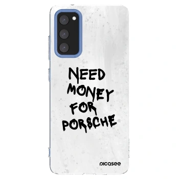 Picasee silikonowe przeźroczyste etui na Samsung Galaxy S20 FE - White Dollar