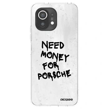 Picasee silikonowe przeźroczyste etui na Xiaomi Mi 11 - White Dollar
