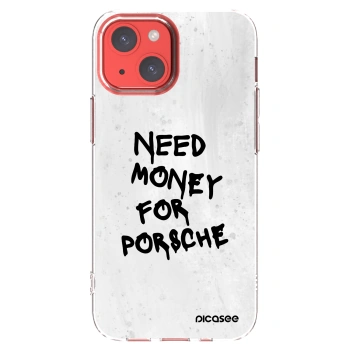 Picasee silikonowe przeźroczyste etui na Apple iPhone 13 mini - White Dollar