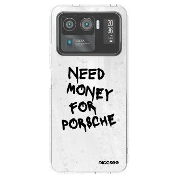 Picasee silikonowe przeźroczyste etui na Xiaomi Mi 11 Ultra - White Dollar