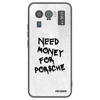 Picasee silikonowe czarne etui na Xiaomi Mi 11 Ultra - White Dollar
