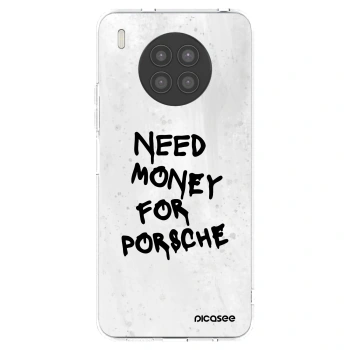 Picasee silikonowe przeźroczyste etui na Huawei Nova 8i - White Dollar