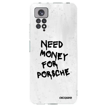 Picasee silikonowe przeźroczyste etui na Xiaomi Redmi Note 11S 4G - White Dollar