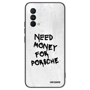 Picasee silikonowe czarne etui na Realme GT Master Edition 5G - White Dollar
