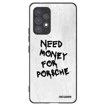 Picasee silikonowe czarne etui na Samsung Galaxy A53 5G A536 - White Dollar