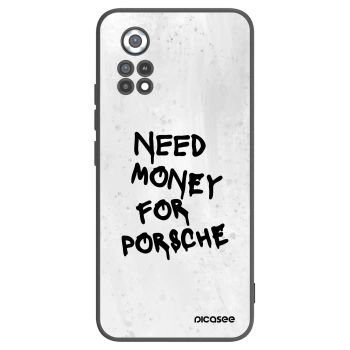 Picasee silikonowe czarne etui na Xiaomi Poco X4 Pro 5G - White Dollar