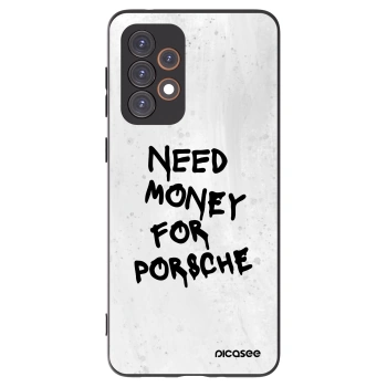 Picasee silikonowe czarne etui na Samsung Galaxy A33 5G A336 - White Dollar