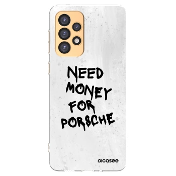 Picasee silikonowe przeźroczyste etui na Samsung Galaxy A33 5G A336 - White Dollar