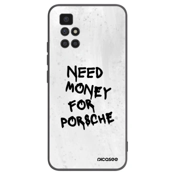 Picasee silikonowe czarne etui na Xiaomi Redmi 10 (2022) - White Dollar