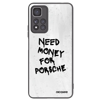 Picasee silikonowe czarne etui na Xiaomi Redmi Note 11 Pro+ 5G - White Dollar