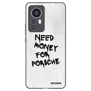 Picasee silikonowe czarne etui na Xiaomi 12T Pro - White Dollar
