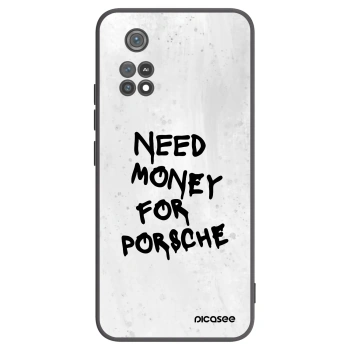 Picasee silikonowe czarne etui na Xiaomi Poco M4 Pro - White Dollar
