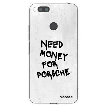 Picasee silikonowe przeźroczyste etui na Xiaomi Redmi A1 - White Dollar