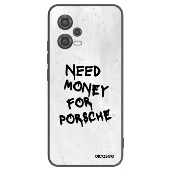 Picasee silikonowe czarne etui na Xiaomi Poco X5 - White Dollar