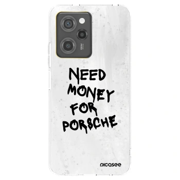 Picasee silikonowe czarne etui na Xiaomi Poco X5 Pro - White Dollar