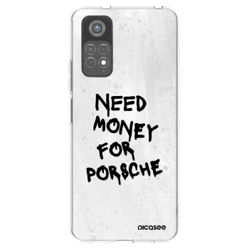 Picasee silikonowe przeźroczyste etui na Xiaomi Redmi Note 11S 5G - White Dollar