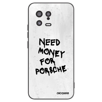 Picasee silikonowe czarne etui na Xiaomi 13 - White Dollar