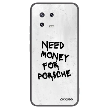 Picasee silikonowe czarne etui na Xiaomi 13 Pro - White Dollar