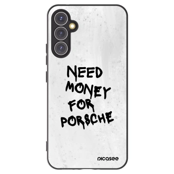 Picasee silikonowe czarne etui na Samsung Galaxy A34 5G A346B - White Dollar