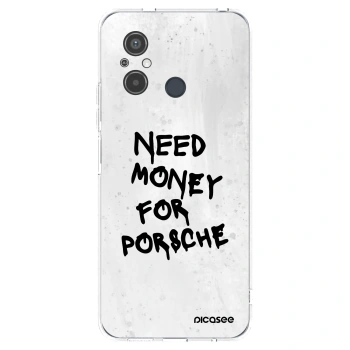 Picasee silikonowe przeźroczyste etui na Xiaomi Redmi 12C - White Dollar