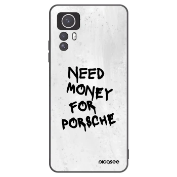 Picasee silikonowe czarne etui na Xiaomi Redmi Note 12S - White Dollar