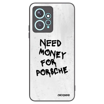 Picasee silikonowe czarne etui na Xiaomi Redmi Note 12 4G - White Dollar