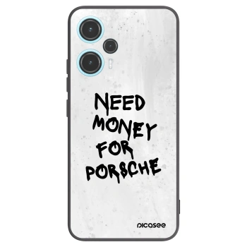 Picasee silikonowe czarne etui na Xiaomi Poco F5 - White Dollar